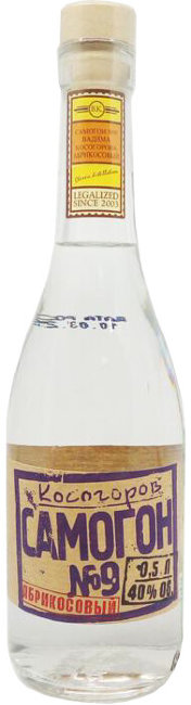 Водка "Косогоров Самогон №9" Абрикосовый, 0.5 л