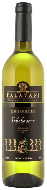 Вино Палавани, Цинандали сухое белое